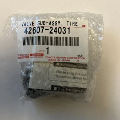 Lexus SC430 (2002-2006) OEM Genuine TIRE PRESSURE (TPMS) SENSOR 42607-24031(RED) - Image 1 of 2