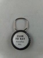 Vintage Exxon Keychain Fob Pull Apart Black NY