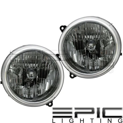 Par de faros laterales izquierdo derecho para Jeep Liberty 2003-2004 Foto 1 de 2