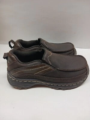 Mocasines sin cordones Buster marrón para niños talla 9. Cuero marrón.   Foto 1 de 4