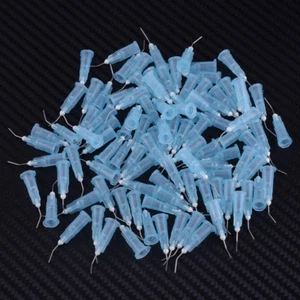 100 uds agujas contundentes de teflón puntas de aguja 25 Ga 0,55 mm azul - Imagen 1 de 2