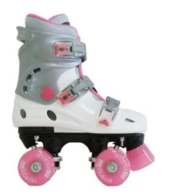 California Pro VT-06 Childrens Quad Roller Boots Skates Pink - Image 1 of 2