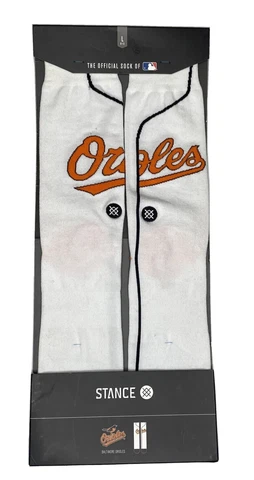 stance socks baltimore orioles home large 9-12 white nwt baseball mlb new Cover