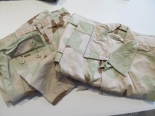 (1 Set) Military Shirt Lg/Reg 1991 & Trouser Lg/Reg 1997 Desert Camo Combat
