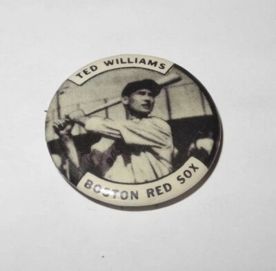 Prendedor de recuerdo del estadio Ted Williams de los Medias Rojas de Boston de los años 50 botón de moneda Foto 1 de 2