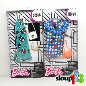 BARBIE HELLO KITTY - CHOCOCAT DRESS & BADTZ MARU DRESS W/ ACCESSORIES - Picture 1 of 1