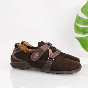 Think! Damen-Fahrschuh Größe 40 9 braun Wildlederriemen Oxford natur Wandern - Bild 1 von 19