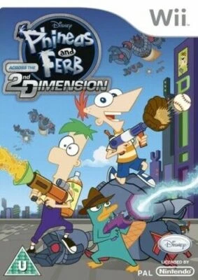 Disney Phineas and Ferb Across The 2nd Dimension Nintendo Wii PAL UK (NM) Foto 1 de 4