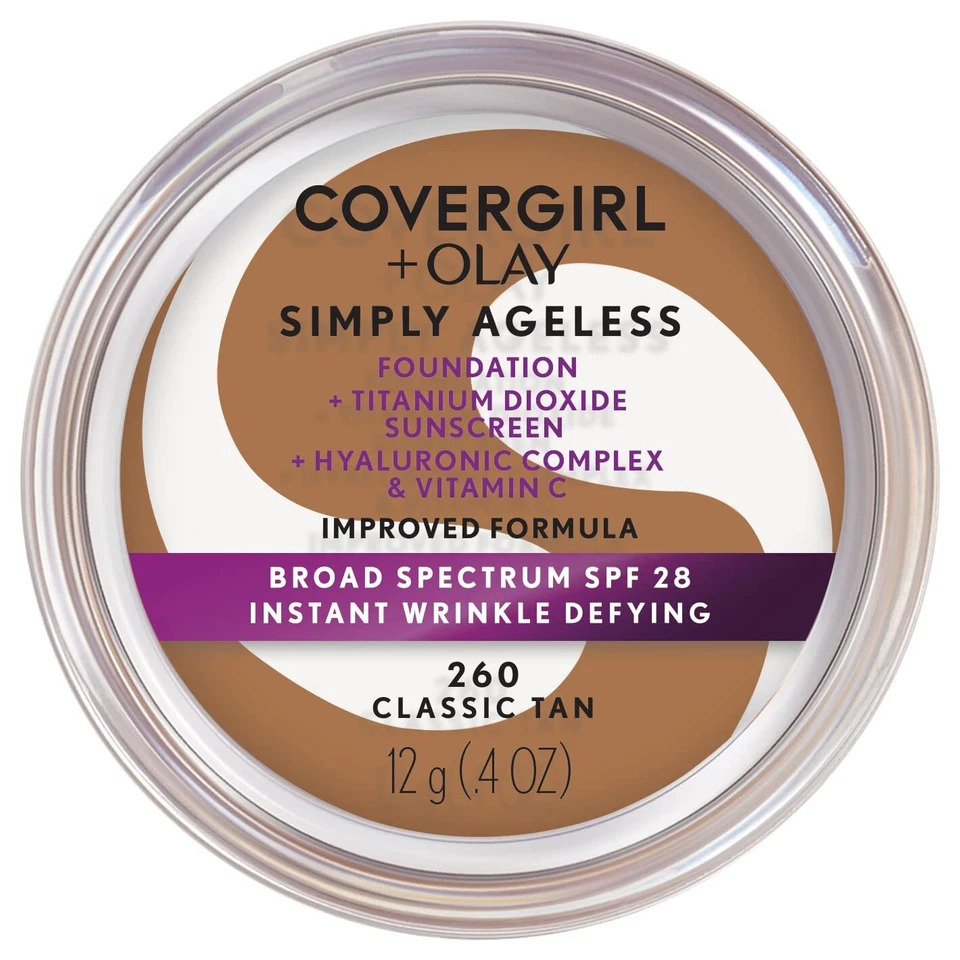 COVERGIRL Olay Simply Ageless Foundation 260 Classic Tan X4