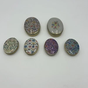 6 Vintage Ian Logan Ltd London Finest English Soap In Tins Open But Unused - Picture 1 of 13