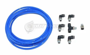 PUSH LOCK Blue Vacuum Fitting Kit for Eclipse Talon 2G DSM Turbo Wastegate - Bild 1 von 3