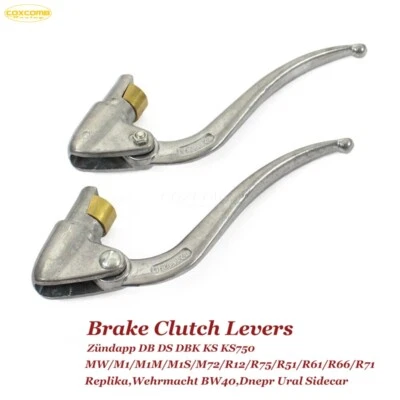 Juego de palancas de embrague de freno de aluminio para BMW M72 MB Ural KS750 M1 Dnepr Ural Sidecar Foto 1 de 4