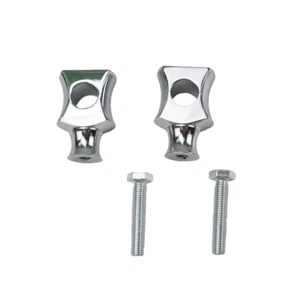 Chrome 7/8" Handlebar Riser For Suzuki Triumph  Cafe Racer Custom Cruiser - Picture 1 of 3