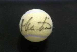 2000 Tennis HOF Martina Navratilova Signed Tennis Ball COA 1 - Picture 1 of 1
