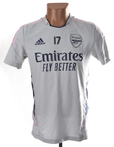 ARSENAL 2023/2024 TRAINING FOOTBALL SHIRT JERSEY ADIDAS SIZE S #17 PLAYER ISSUE - Picture 1 of 8