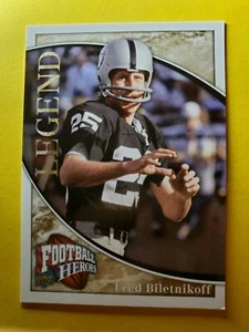 FRED BILETNIKOFF #275 OAKLAND RAIDERS - Florida State Seminoles - 2009 UD HEROES - Foto 1 di 3