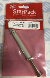 StarPack 72230 Nylon Frame Anchors M10 X 100 (A) pack of 1 - Picture 1 of 3