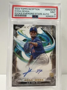 2023 Topps Inception Kodai Senga Rookie Auto 81/149 PSA 9 - Picture 1 of 15