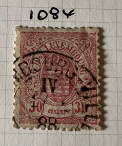 LUXEMBOURG 1880 USED (1084) 19551 - Picture 1 of 1