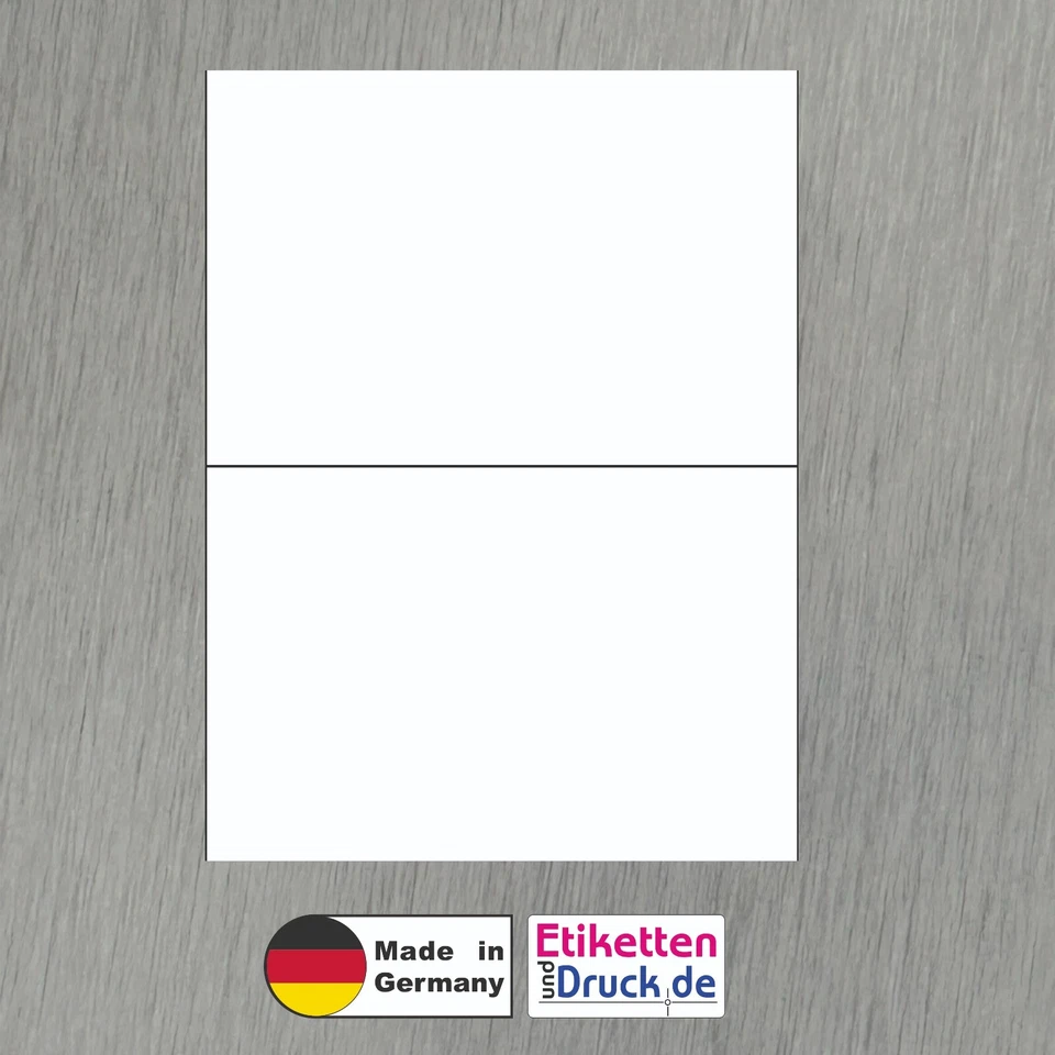 210 x 148 mm DIN A4 Etiketten Post Paket Adress-Aufkleber selbstklebend Etikette - Bild 1 von 1