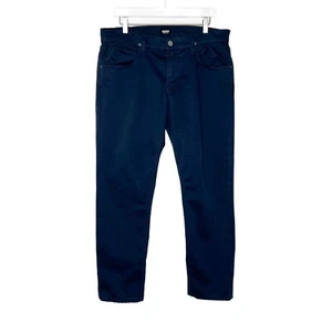 Hudson Pants Mens Size 33 Straight Leg Relaxed Casual Pants Dark Navy - Picture 1 of 6