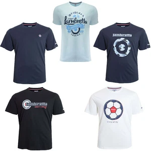 Mens Lambretta T-Shirt Kingsize Big & Tall Retro MOD Scooter Plus Sizes XL-5XL - Imagen 1 de 19