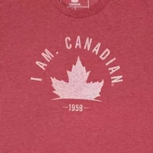 Vintage Molson Canadian "I Am Canadian 1959" T-Shirt Red Men's Large Y2K - Picture 1 of 3