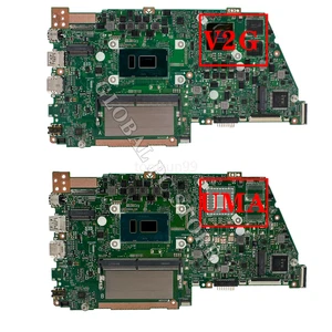 For ASUS S430UA R430UA K430UA X430UN X430UA Motherboard I3 I5 I7 CPU 4GB 8GB RAM - Afbeelding 1 van 6
