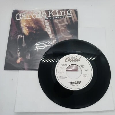 Carole King -City Streets -1989 Capitol #7PRO-79520 7", Single, 45 RPm NM - Image 1 of 4