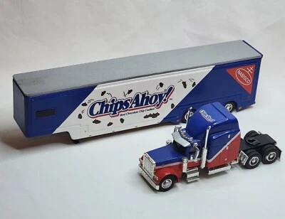 1:64 Diecast Peterbilt CHIPS AHOY Semi Tractor Trailer Truck - Liberty Classics - Image 1 of 4
