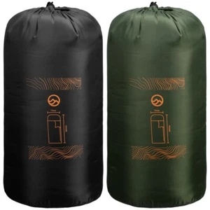 Outdoor Adventure Khaki Sleeping Bag Waterproof For Camping Hiking - 170 Tog - Picture 1 of 11