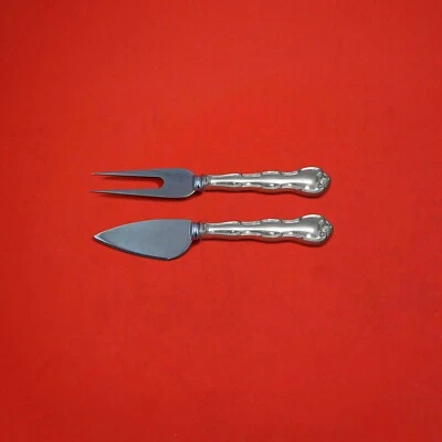 Rondo by Gorham conjunto de servir queijo duro prata esterlina 2 peças feito sob medida - Imagem 1 de 3