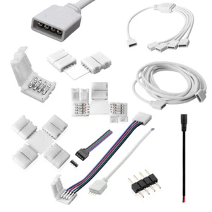 Accesorios para LED RGB Stripe 4Pin Conector Puentes Adaptador Conector Cable - Imagen 1 de 24