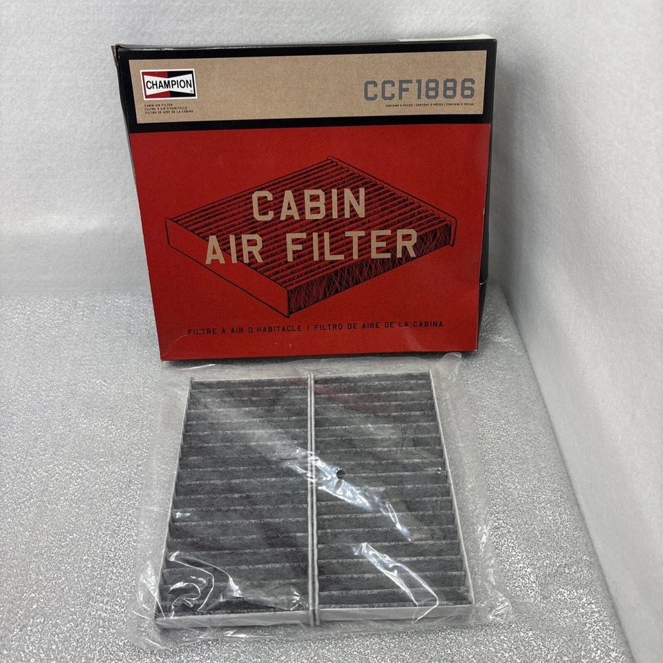 Filtro de aire de cabina Champion CCF1886 para Dodge Nitro Jeep Liberty Foto 1 de 4