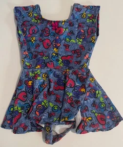 Vintage Y2K Jacques Moret Girls Dance ~ Ballet ~ Bodysuit Leotard Size L 12/14 - Picture 1 of 10