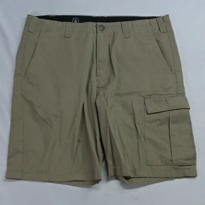 Volcom 36 x 9" Khaki Vargo Cargo Shorts - Image 1 of 4