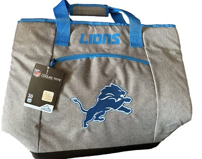 Lions NFL Licensed Cooler 30 Cans W/ Backpack Straps - Image 1 of 4