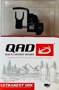 QAD Ultra Rest HDX Black RH Arrow Rest Free Knife Included New