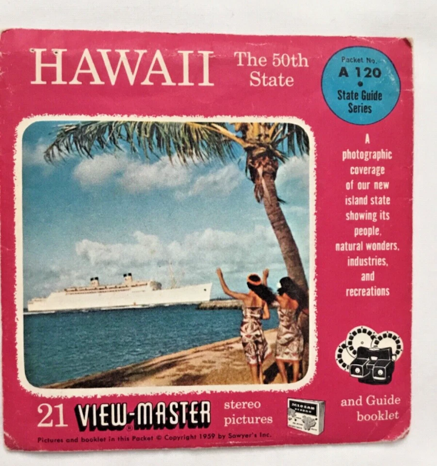 Hawaii  View Master  S4  Packet  1950s - Image 1 of 1