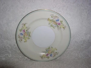 NSP Japan Handpainted Yellow Green Bread Cake Plate - Picture 1 of 3