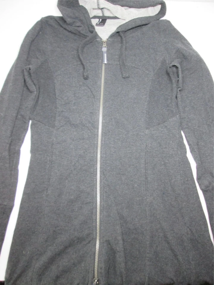 Mondetta Mujer Talla S Cremallera Completa Sudadera con Capucha Gris Mezcla de Algodón Manga Larga Bolsillos Foto 1 de 4
