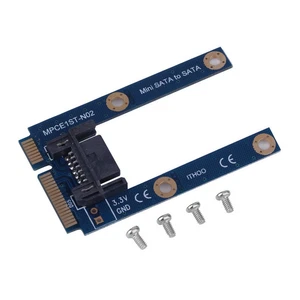 1pc New mSATA Mini Extender to 7 Pin SATA HDD Convert Card Adapter DE - Picture 1 of 5