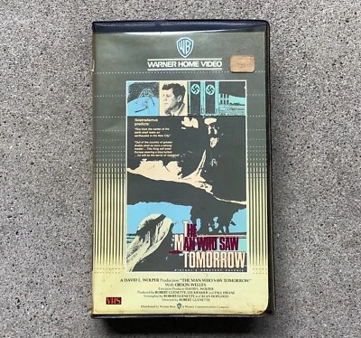 The Man Who Saw Tomorrow VHS Rare Nostradamus Documentary Warner Clamshell OOP Foto 1 de 4