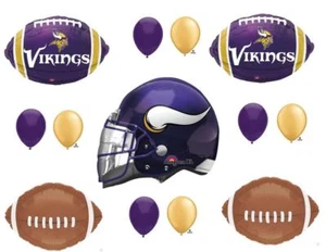 Minnesota Vikings Game Birthday Party Balloons Decorations Supplies - Picture 1 of 1