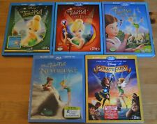 Tinker Bell Lost Treasure Rescue Neverbeast Pirate Fairy Blu-ray Lot Slipcover