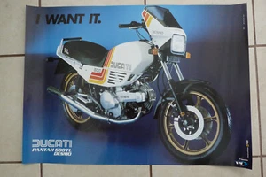 Ducati Pantah 600TL Desmo - original official poster - Picture 1 of 1