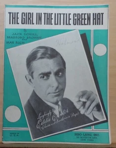 The Girl In The Little Green Hat - Partituras 1933 - Foto de Eddie Cantor - Imagen 1 de 1