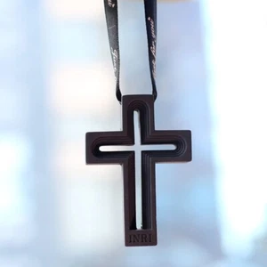 Cross car rearview mirror pendant Car creative aromatherapy pendant - Picture 1 of 16