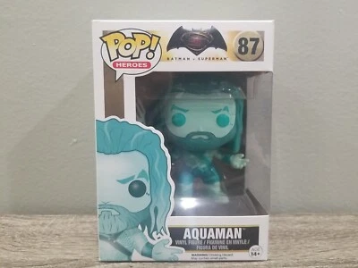 Funko Pop! DC BATMAN VS SUPERMAN (AQUAMAN #87) TEMA CANDENTE EXCLUSIVO SIN PEGATINA  Foto 1 de 4