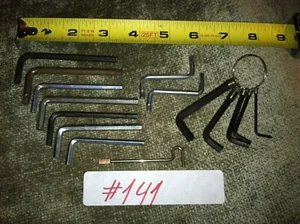 Lot of 15 Hex Key Wrenches Various Shapes & Sizes Preowned Very Nice Variety - Picture 1 of 5